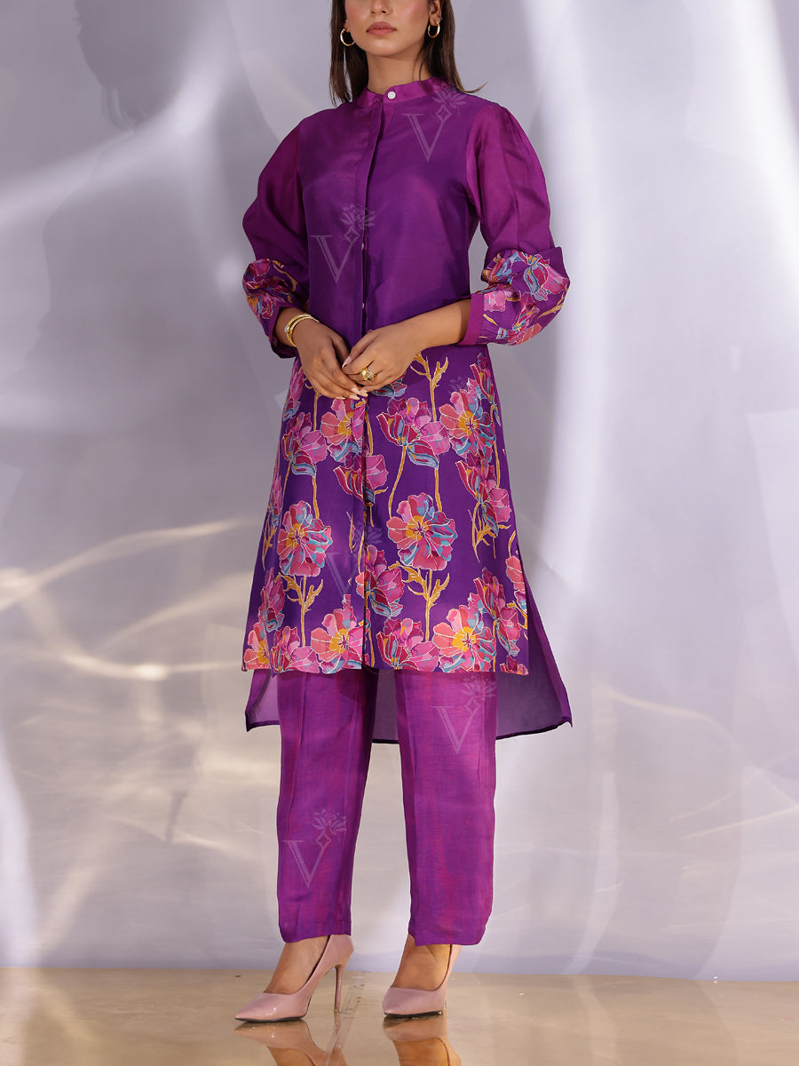 Violet Vasansi Silk Printed Co-ord Set
