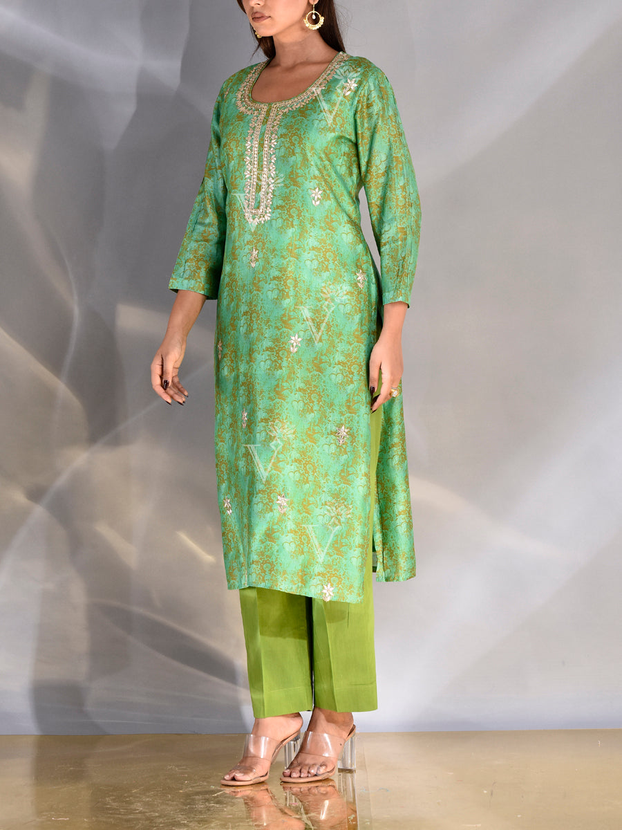 Fern Vasansi Silk Printed Kurti