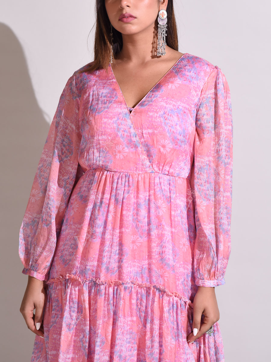 Pink Vasansi Silk Dress
