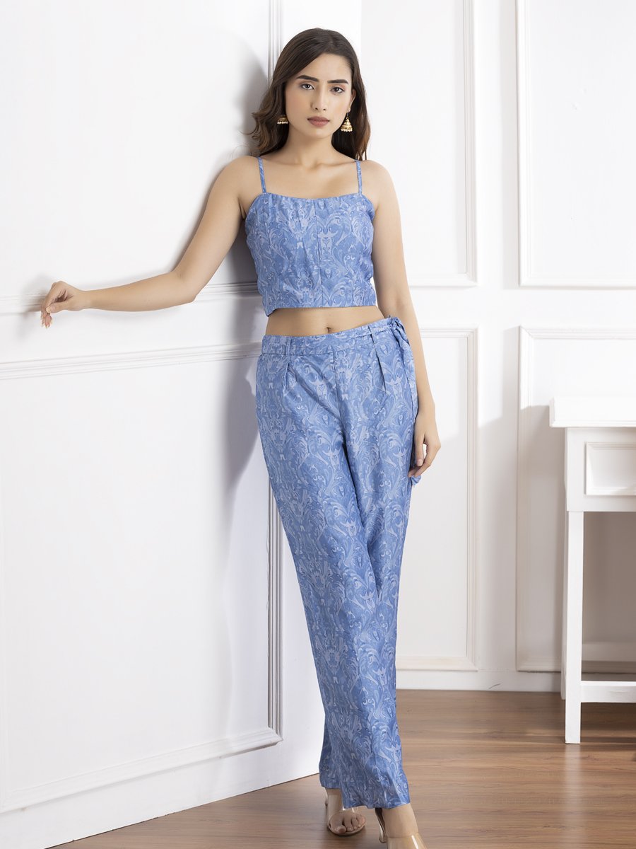 Hot seller blue jacket set