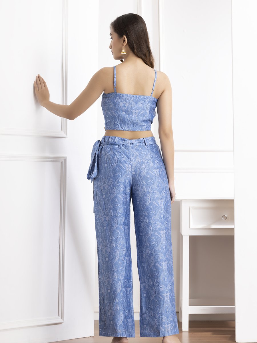 Hot seller blue jacket set