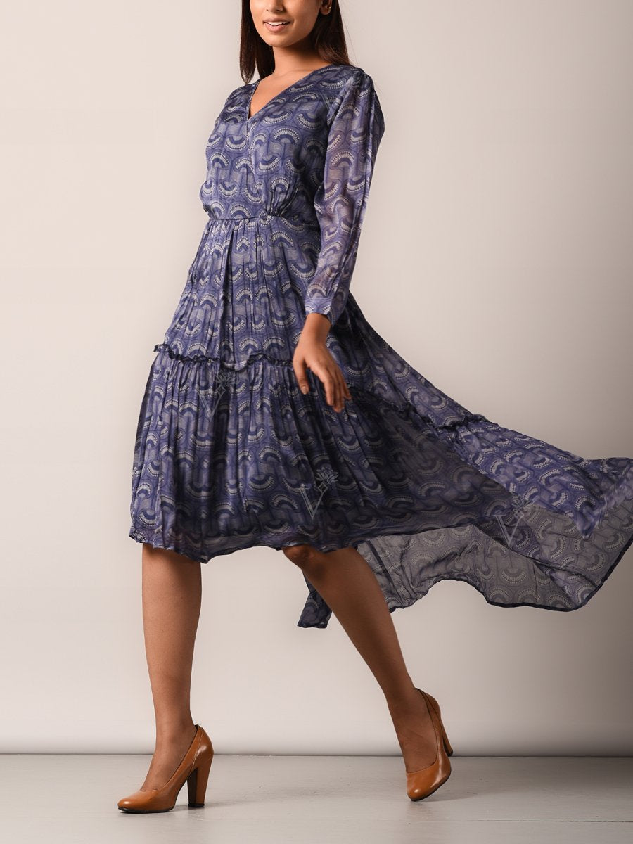 Dress, Dresses, Flowy, Light weight, Western, Westerns, Light weight, Geometrical, Printed