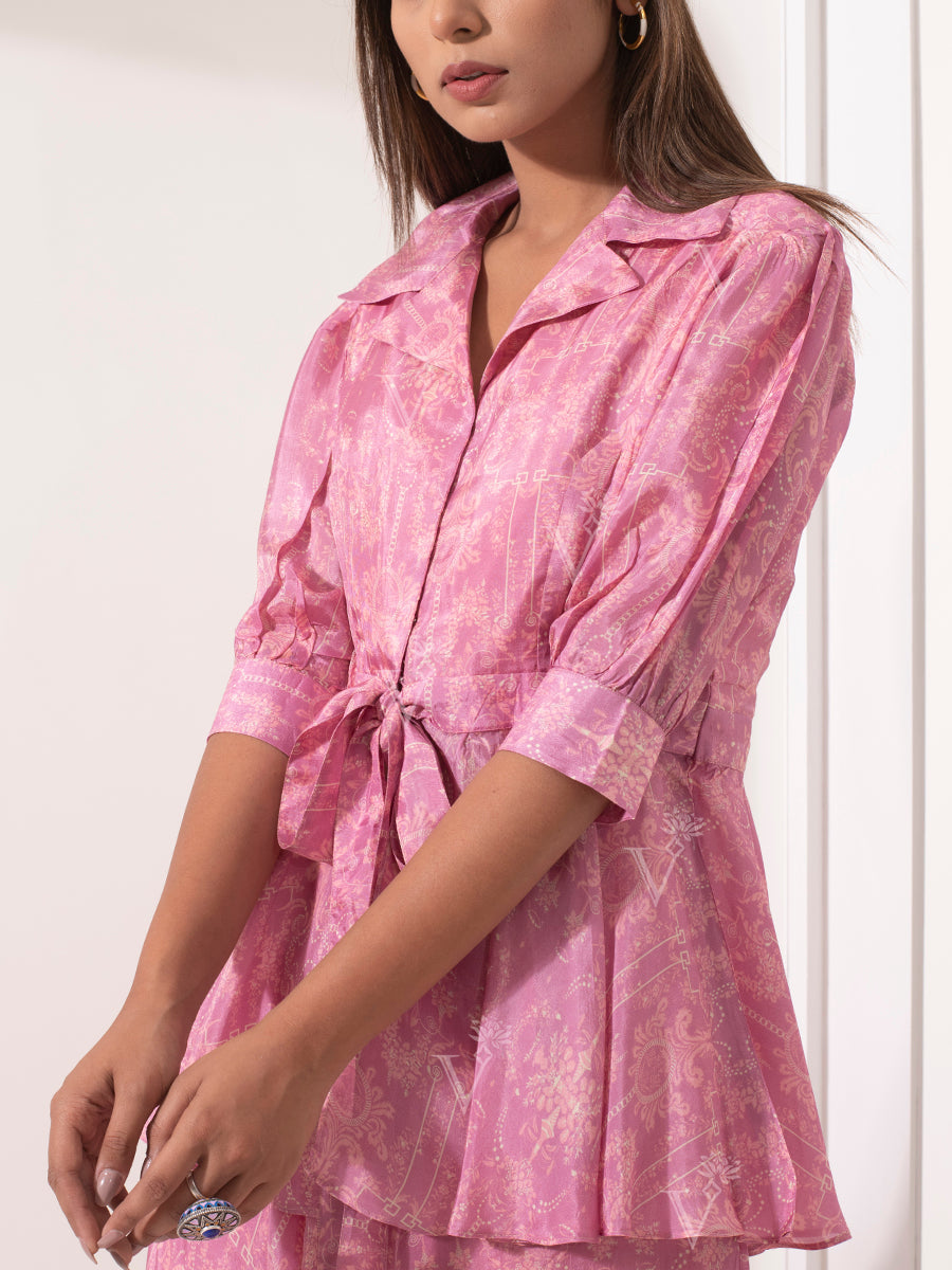 Persian Pink Palazzo Co-ord Set