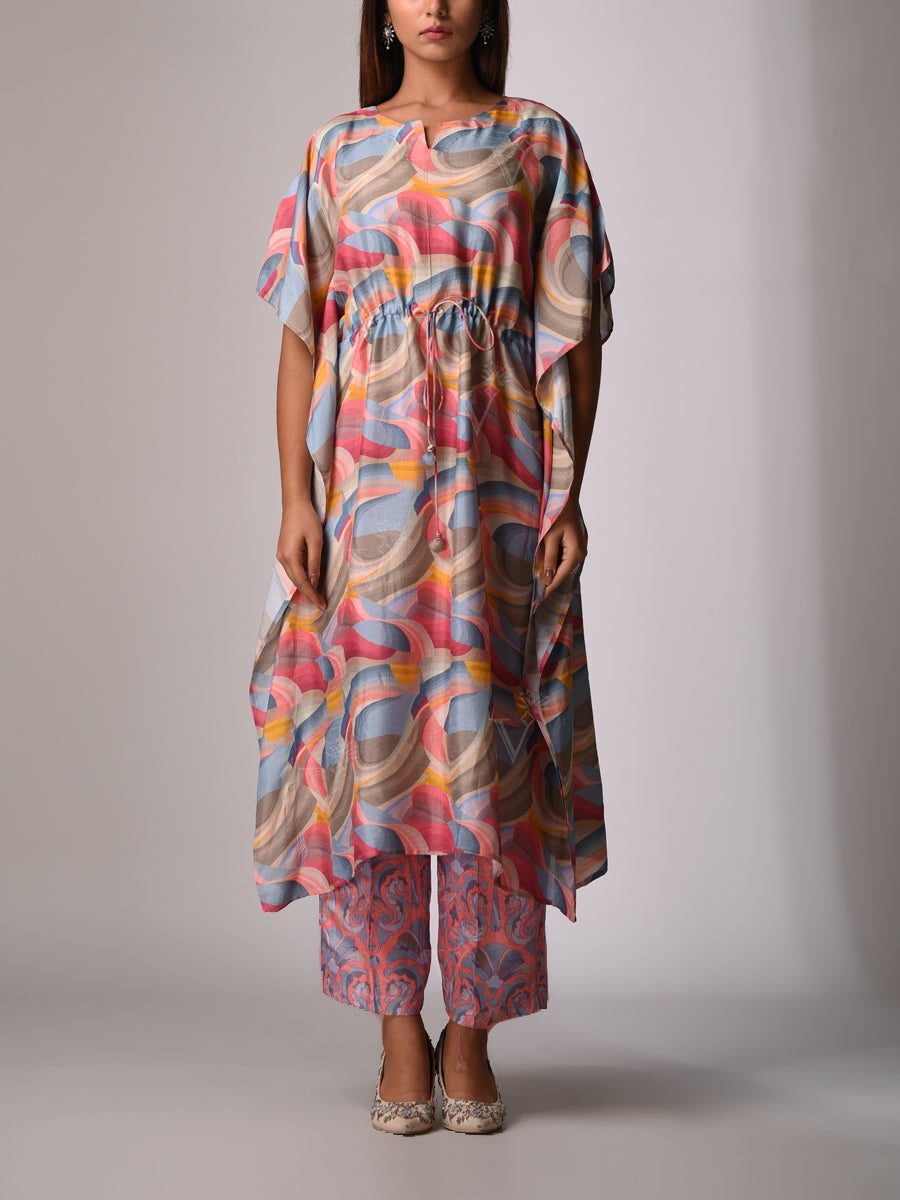 Grey Bemberg - Silk Kaftan Set