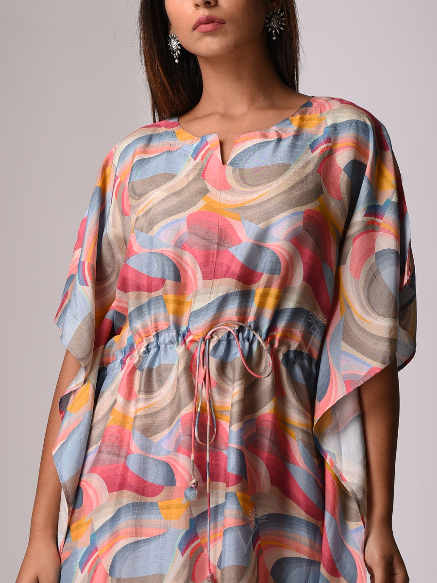 Grey Bemberg - Silk Kaftan Set