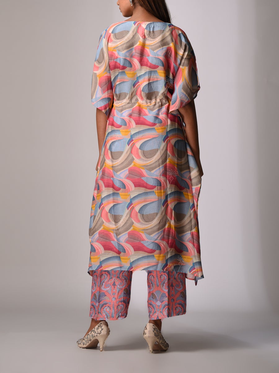 Grey Bemberg - Silk Kaftan Set