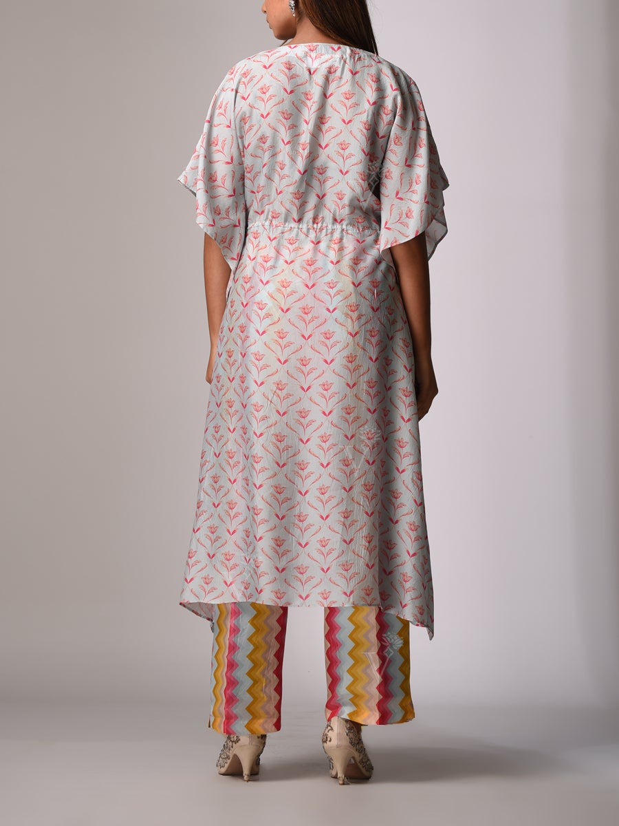 Grey Bemberg - Silk Kaftan Set