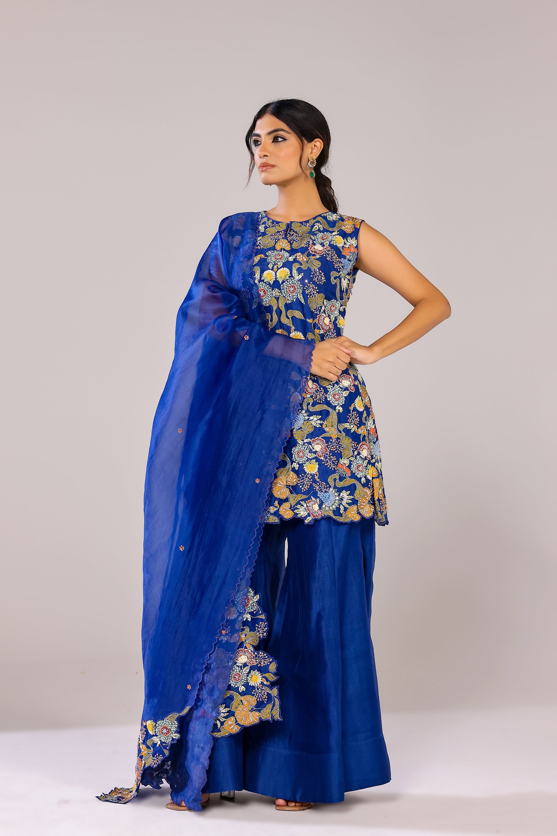 Midnight blue suit set