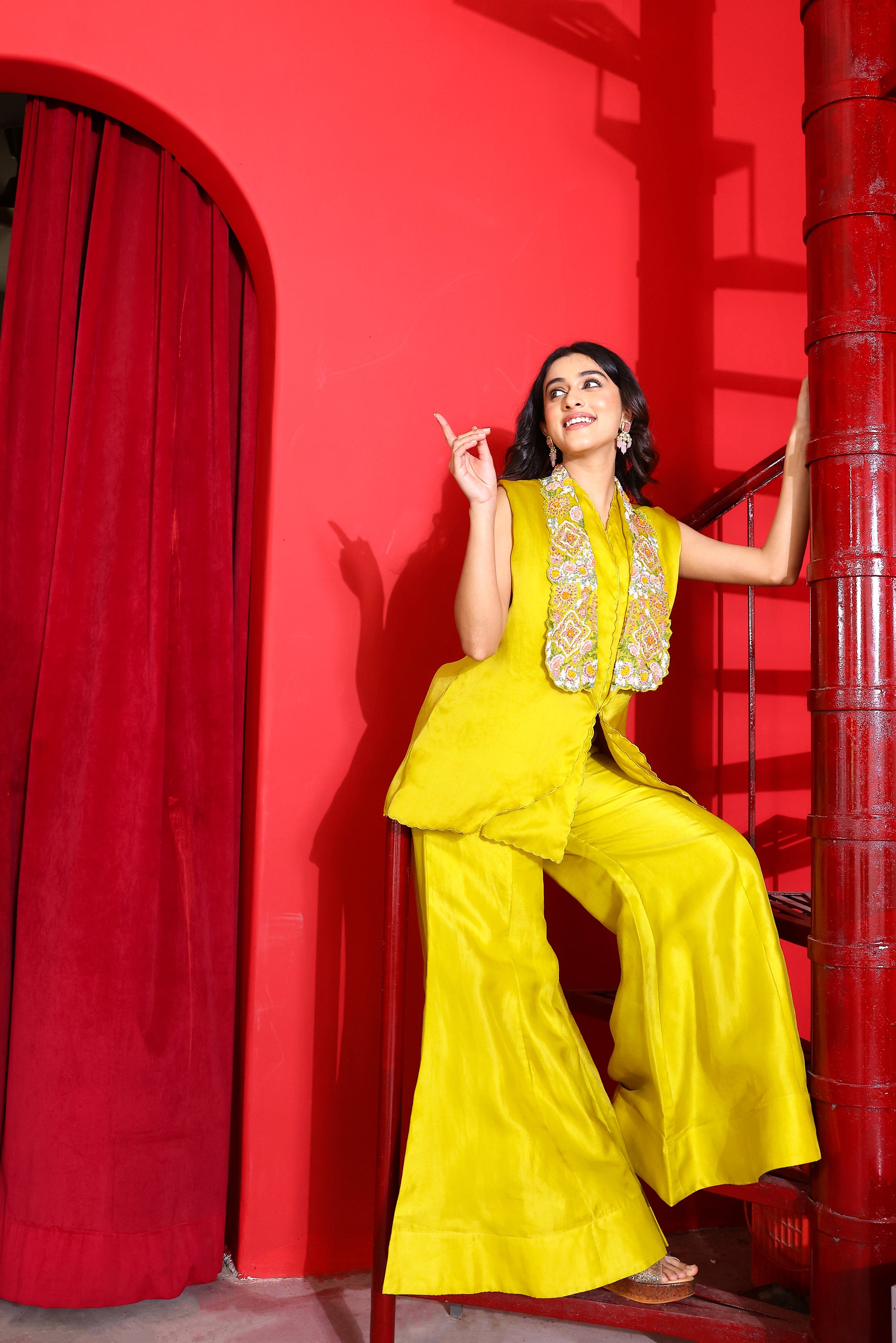 Lime green co-ord set