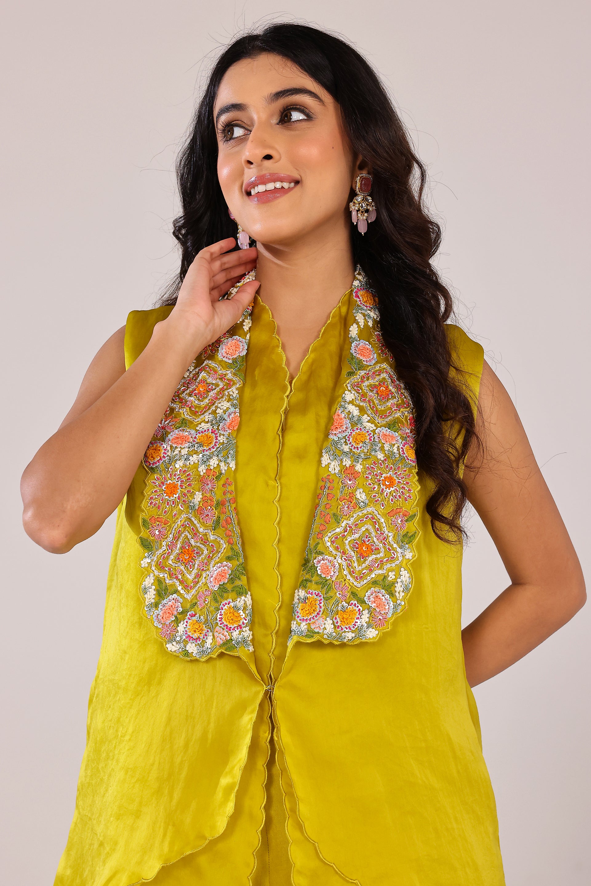 Lime green co-ord set