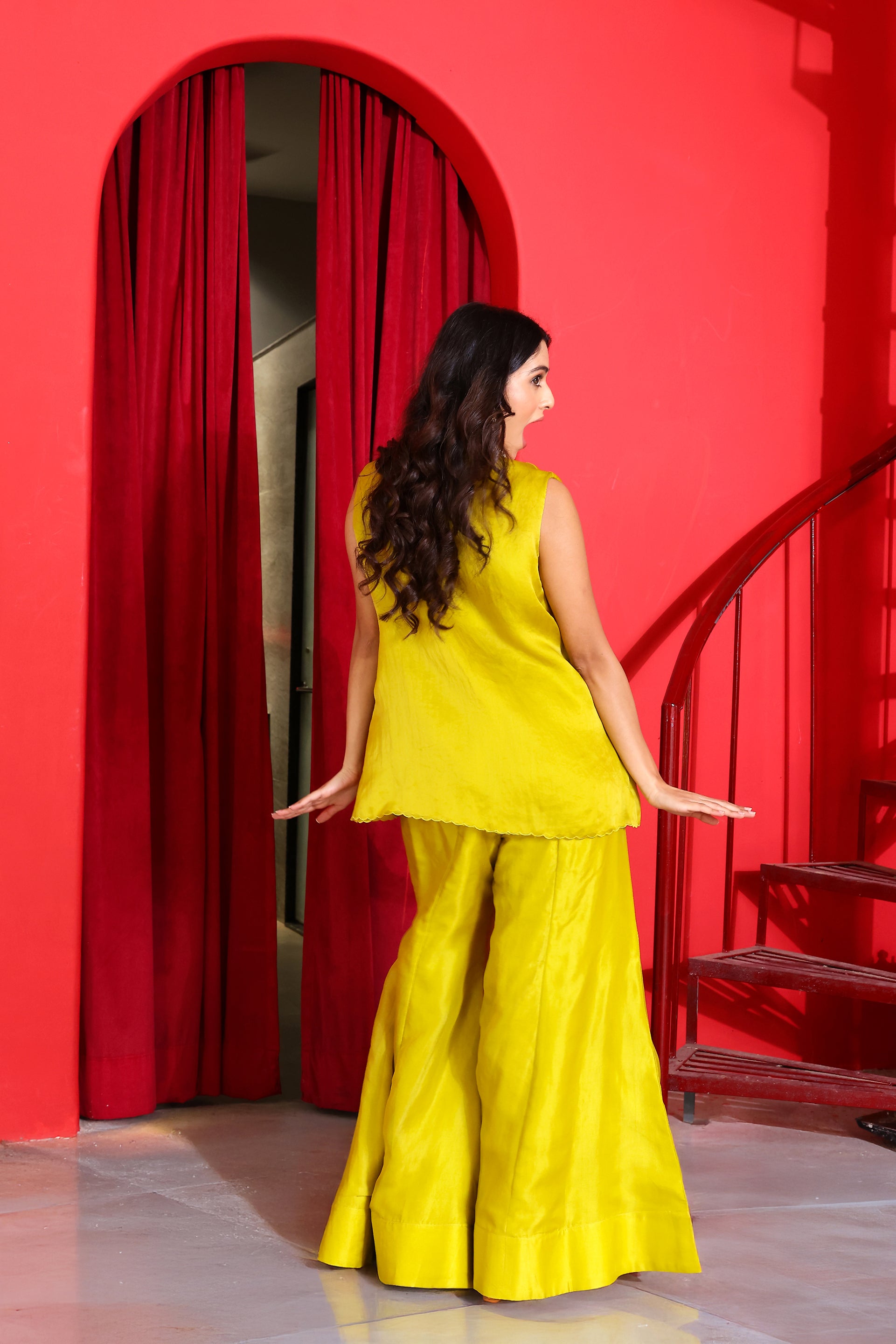 Lime green co-ord set