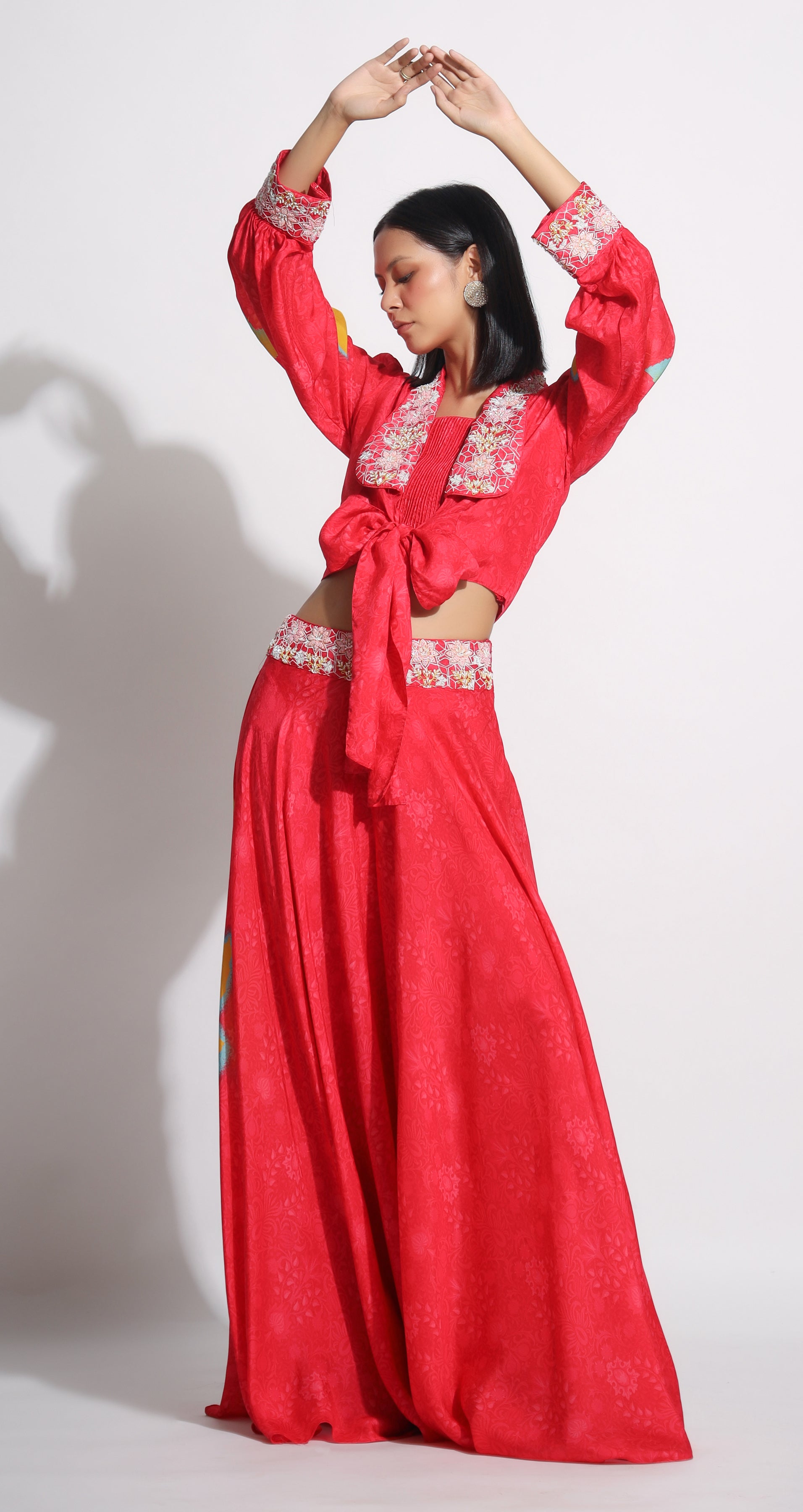Red placement printed set