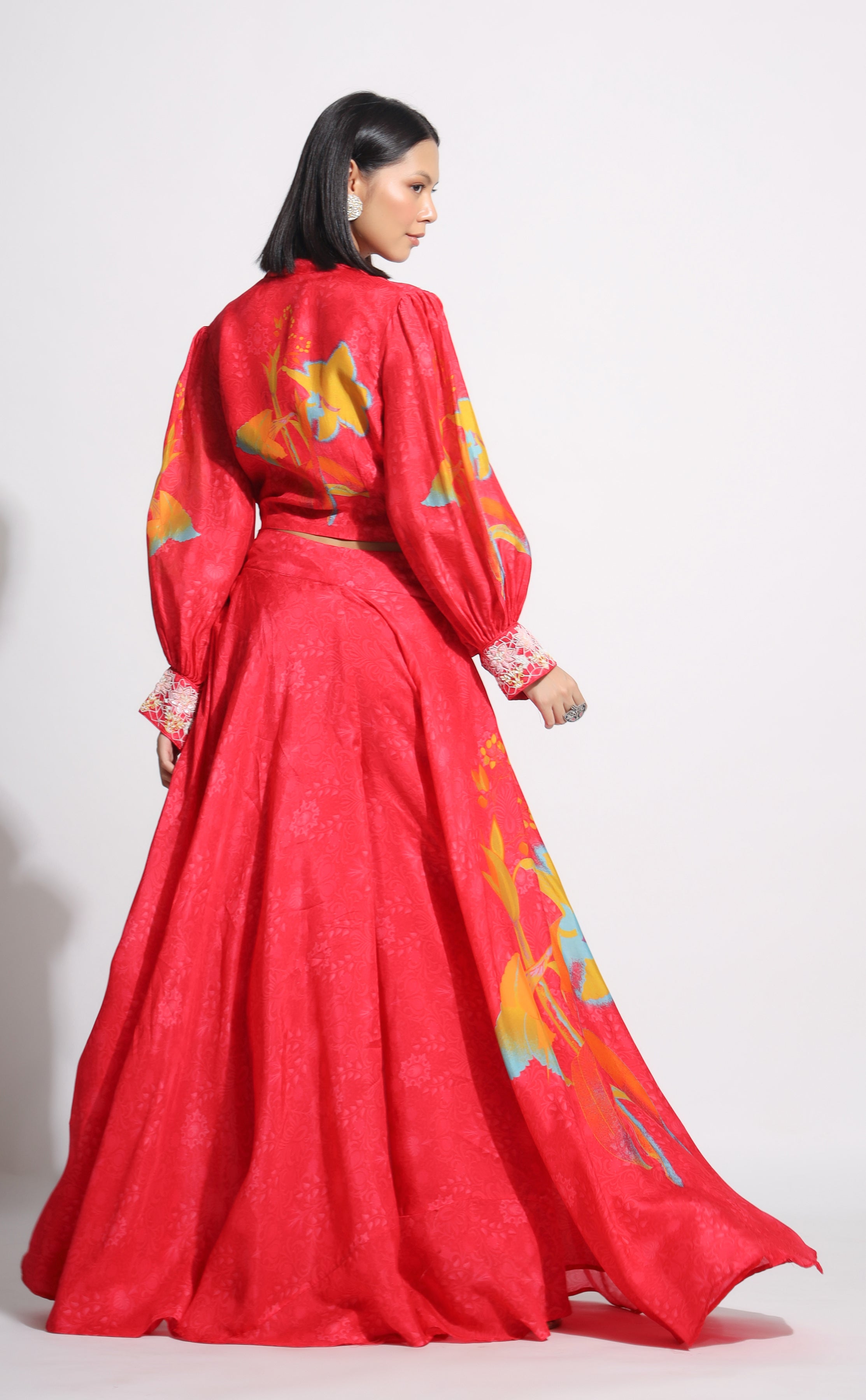 Red placement printed set