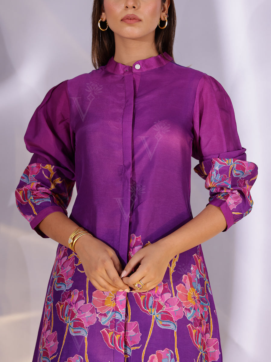 Violet Vasansi Silk Printed Co-ord Set