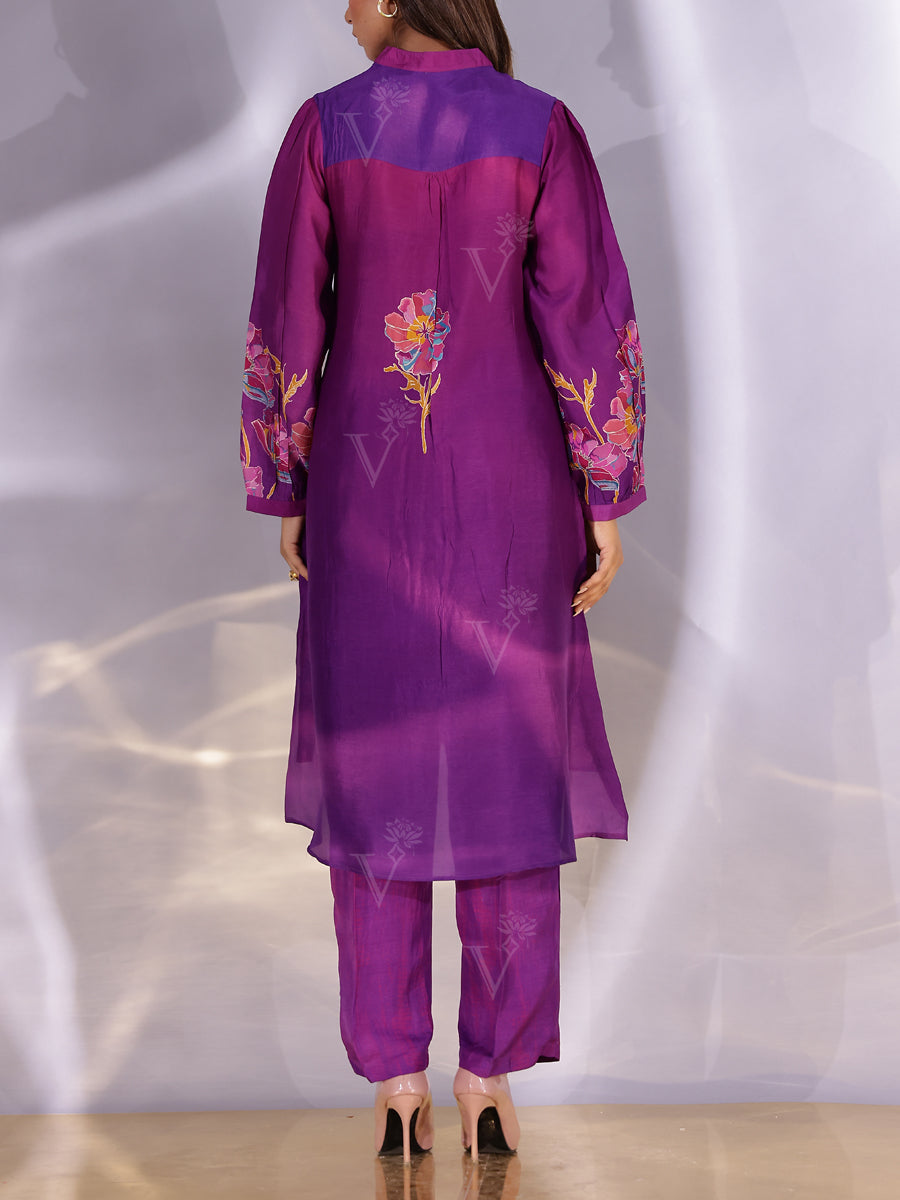 Violet Vasansi Silk Printed Co-ord Set