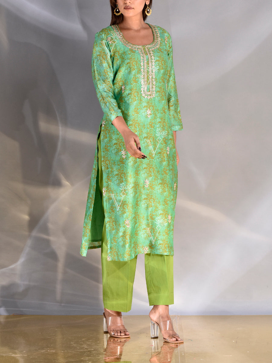 Fern Vasansi Silk Printed Kurti