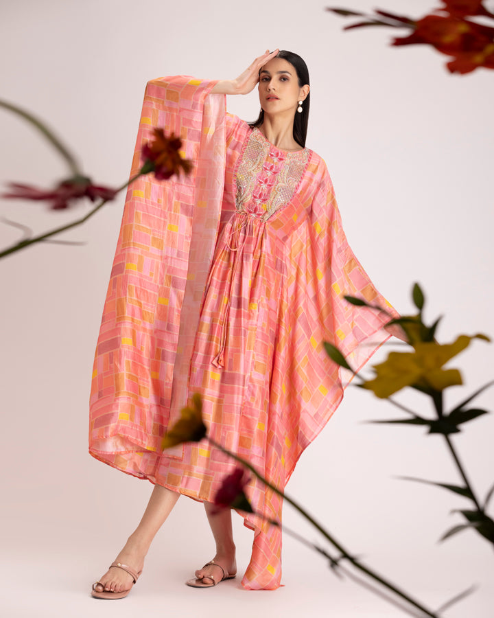 Geometric kaftan