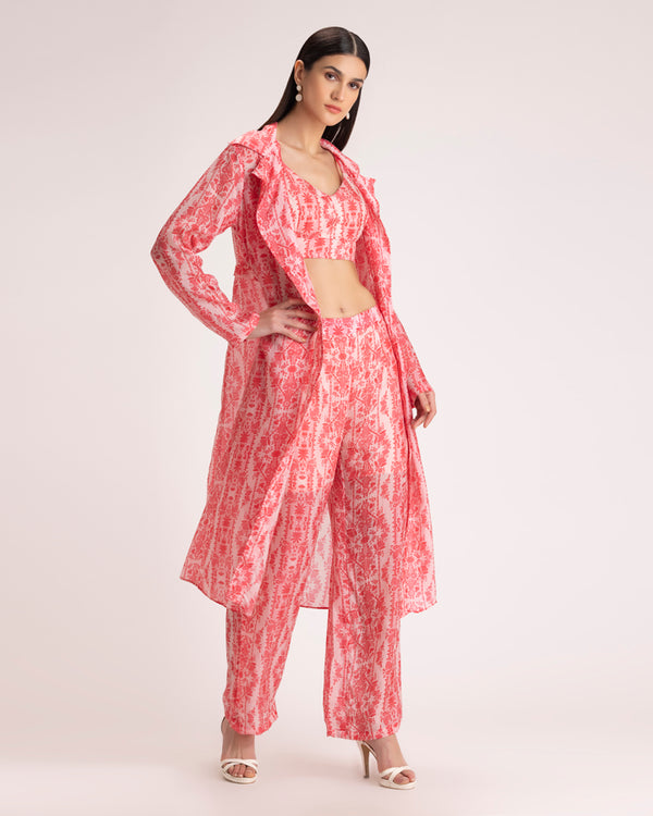 Three piece red set