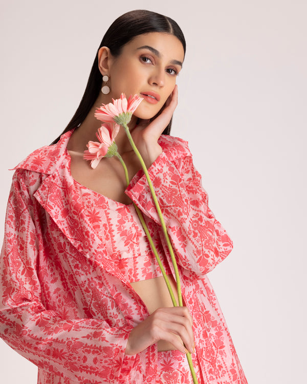 Three piece red set