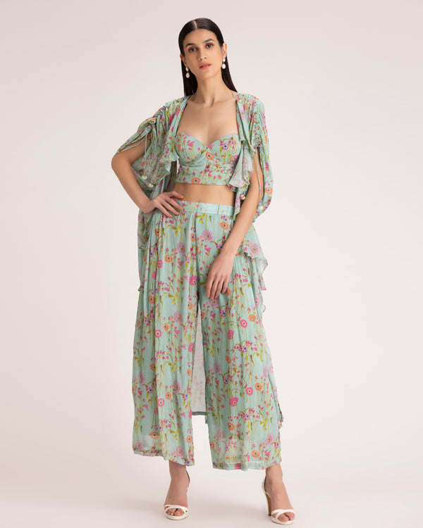 Floral string jacket