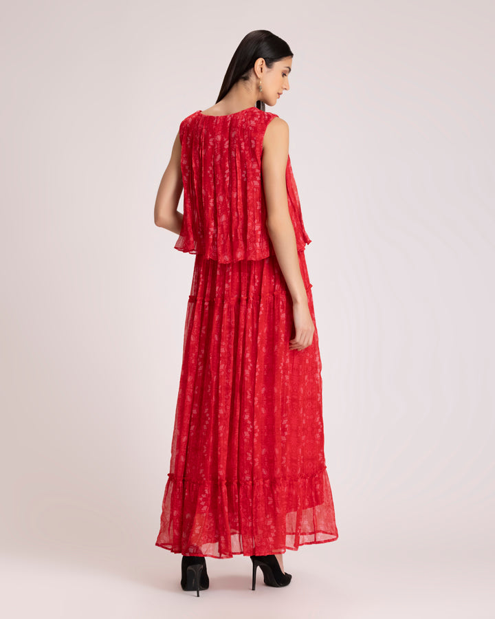 Red gown