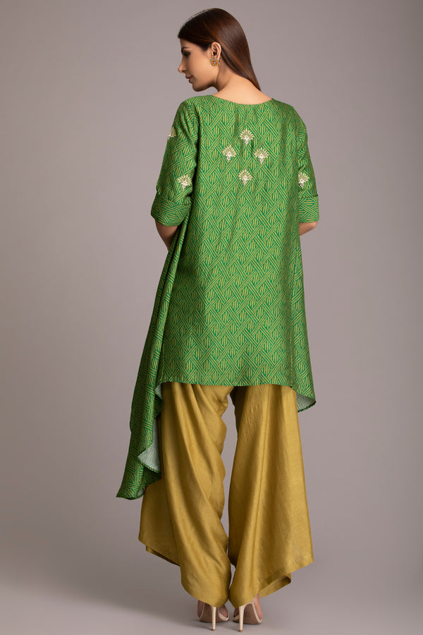 Embroidered green