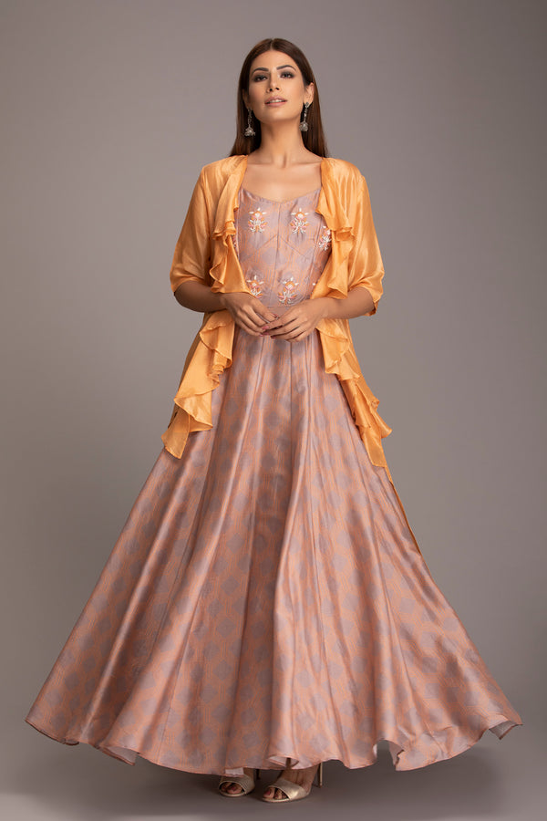 Orange printed set