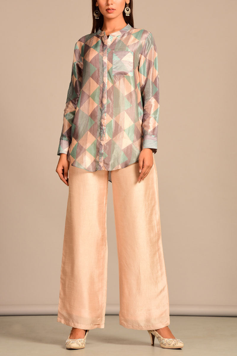 Straight fit top with pants