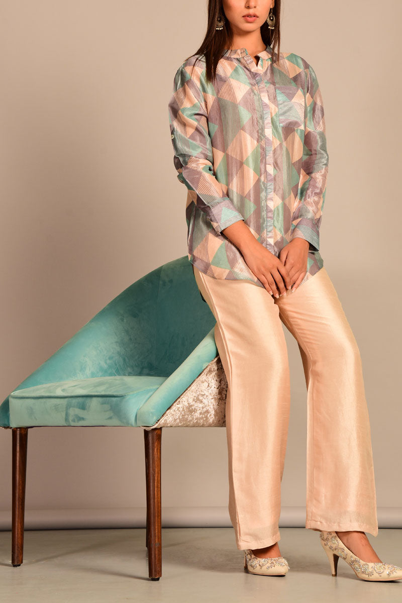 Straight fit top with pants