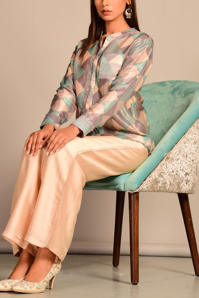 Straight fit top with pants