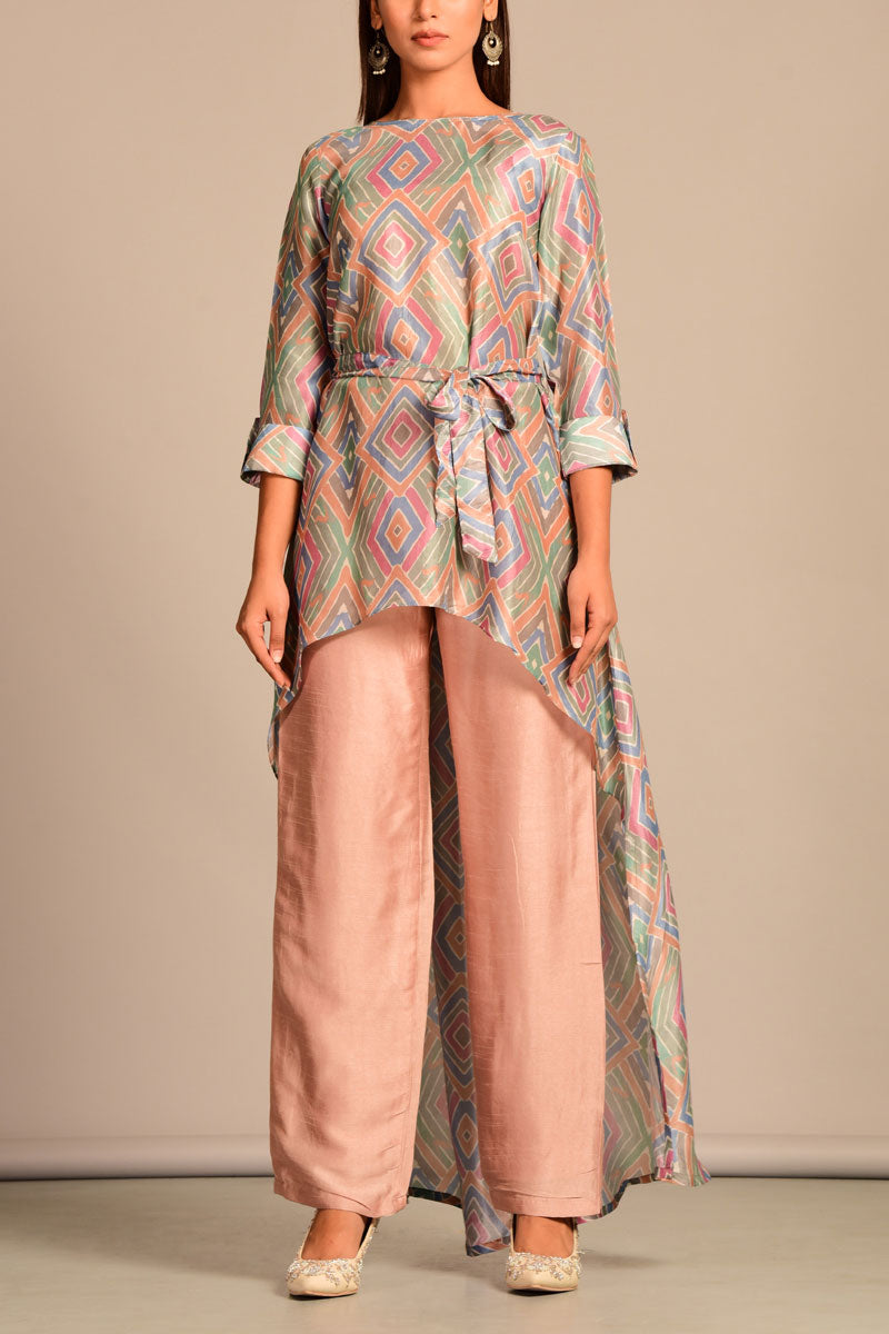 High low top with pants