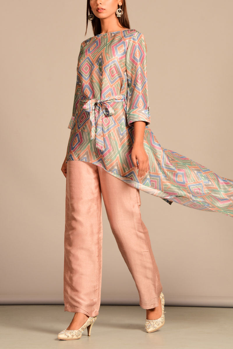 High low top with pants