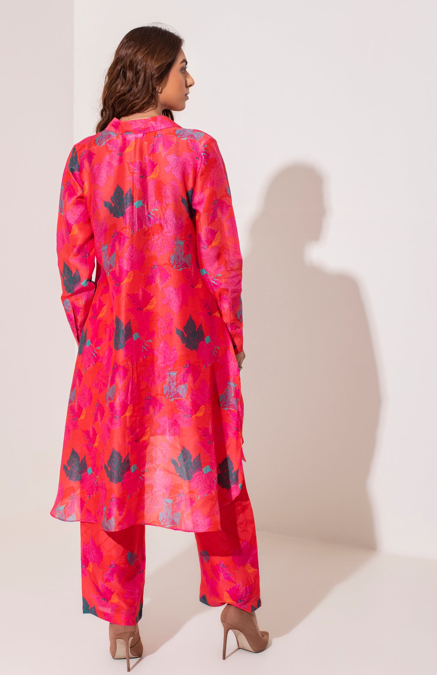 Spring leaf kurta set with pants