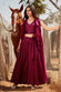 Bandhani Printed crop top pants and cape