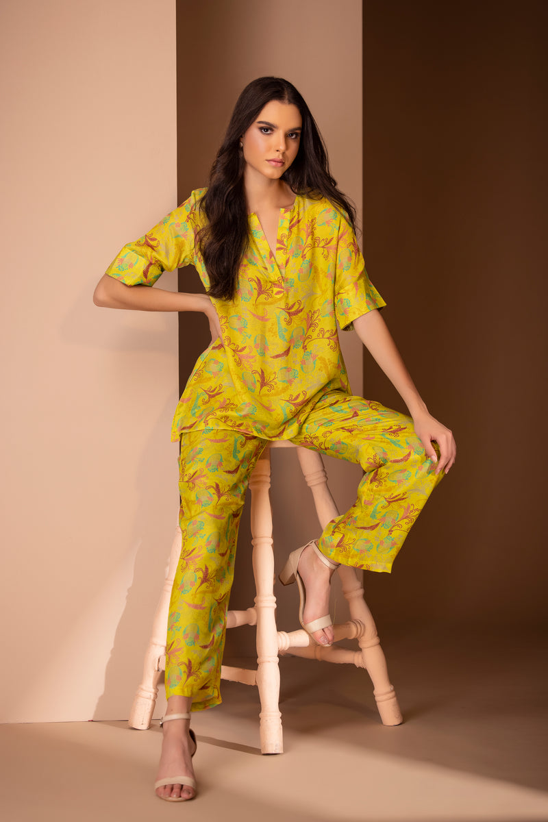 Lime green Co-ord set