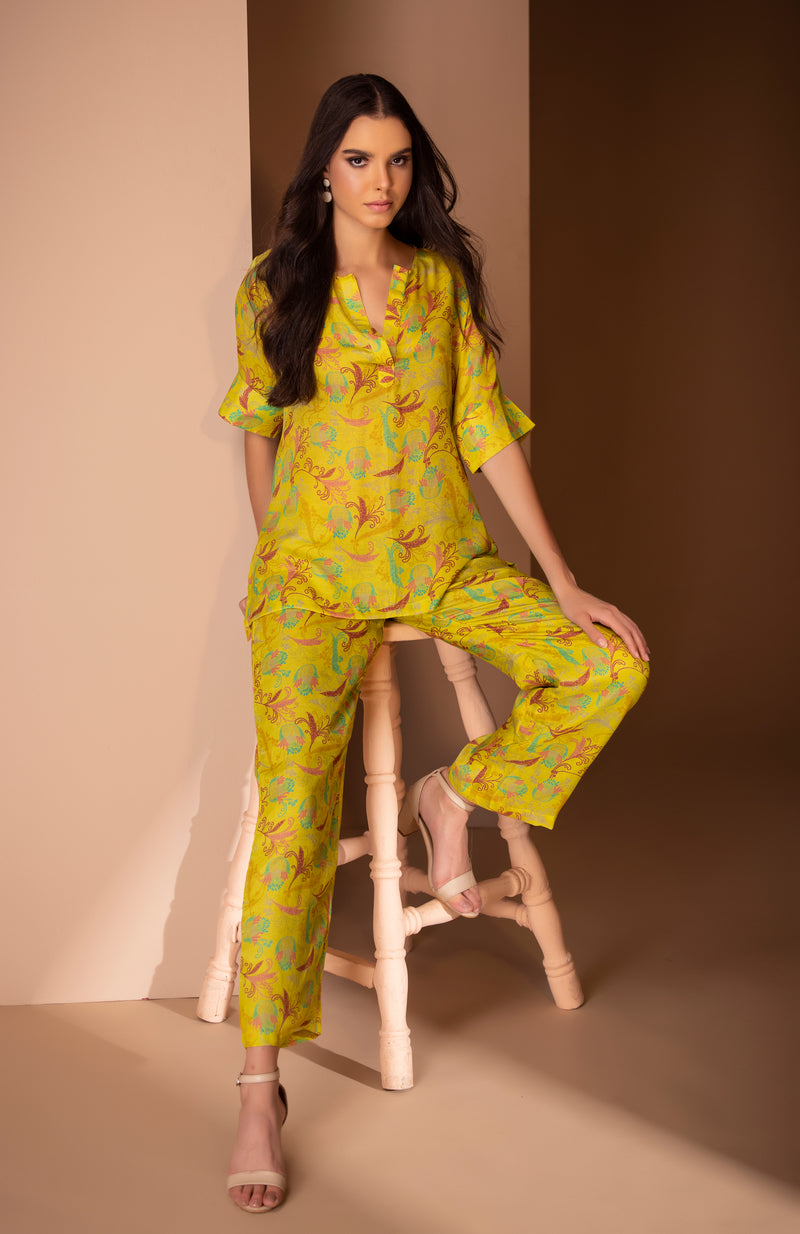 Lime green Co-ord set