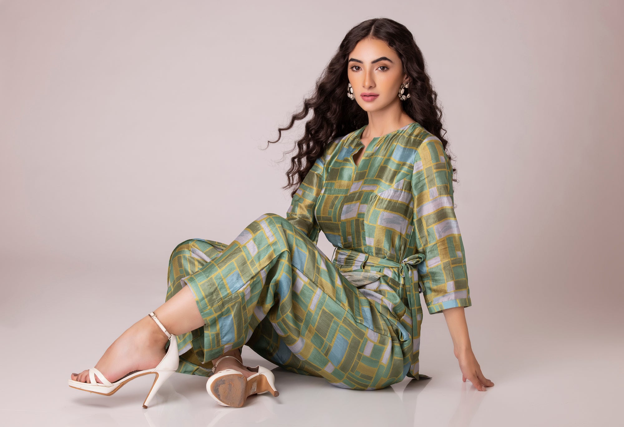 Geometric jumpsuit