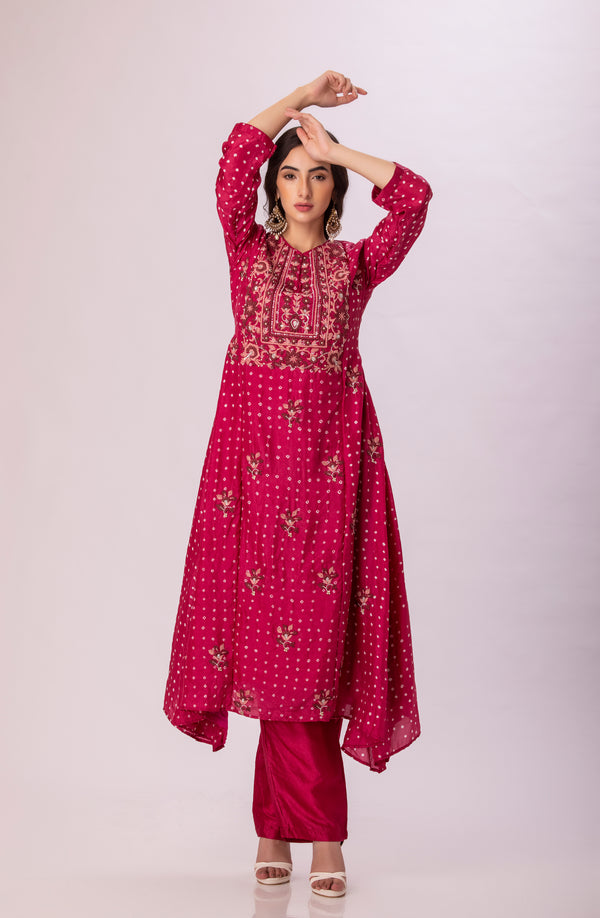 Resham Silk suit