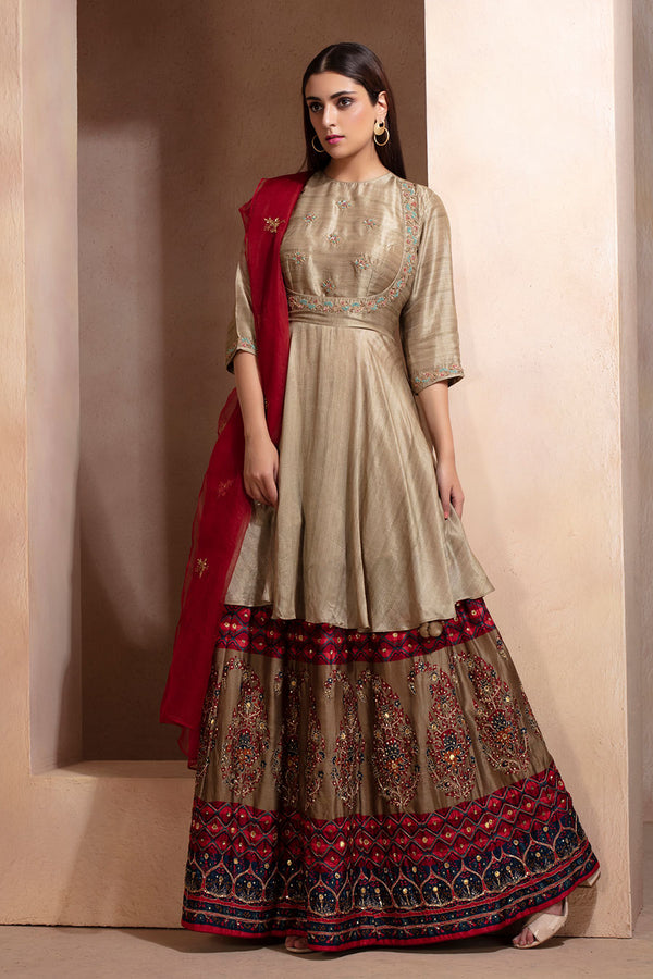 Kali Signature Printed Lehenga Set
