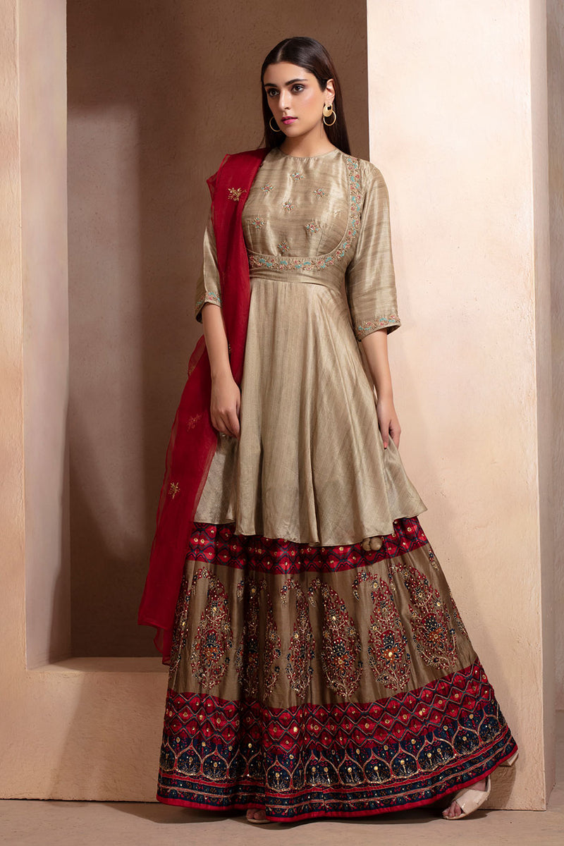 Kali Signature Printed Lehenga Set
