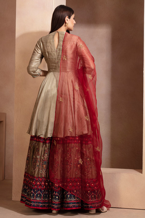 Kali Signature Printed Lehenga Set