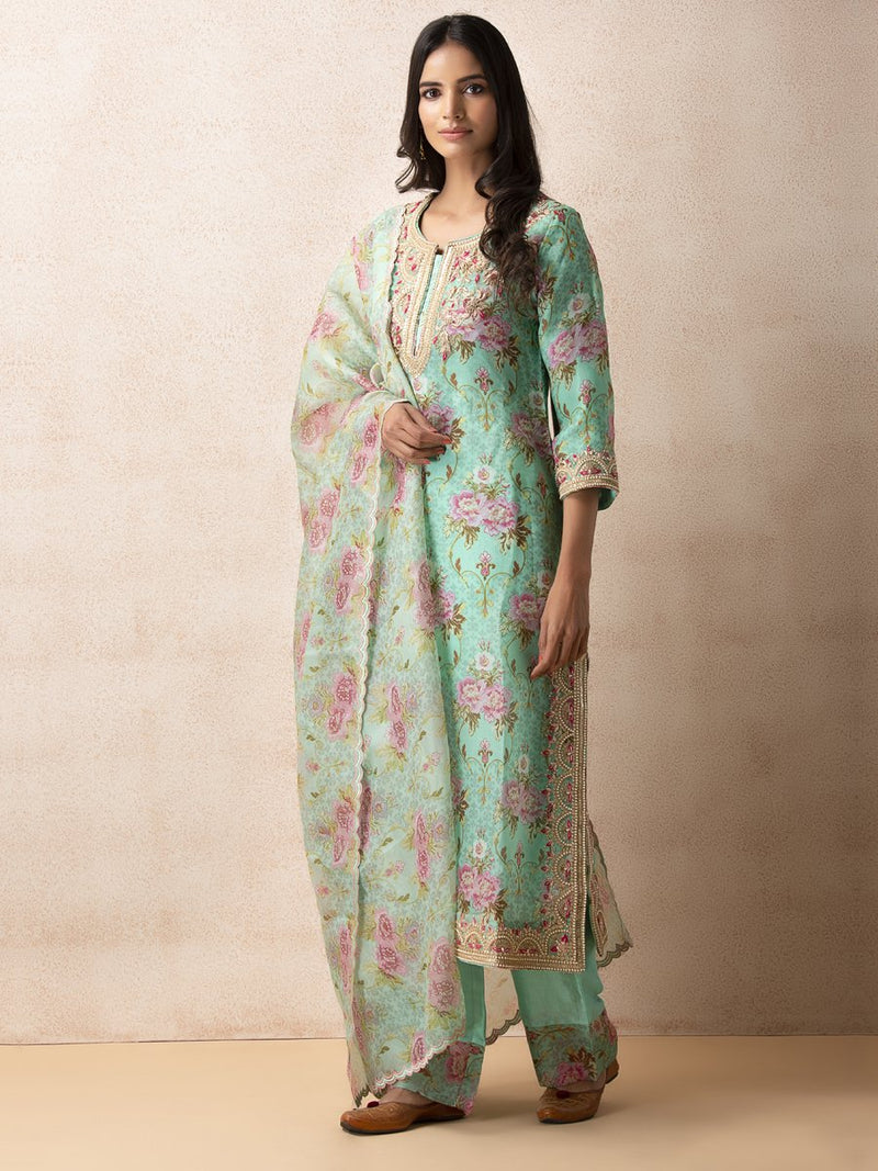 Mogra Embroidered set