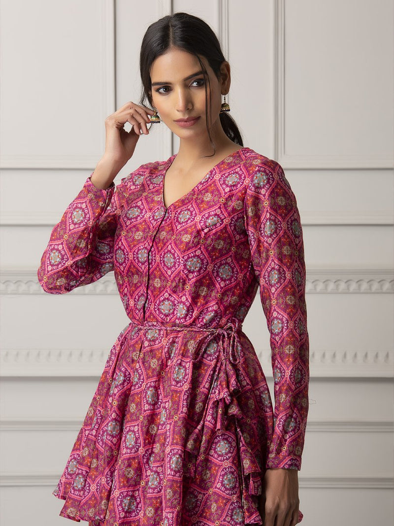 Mogra peplum sharara