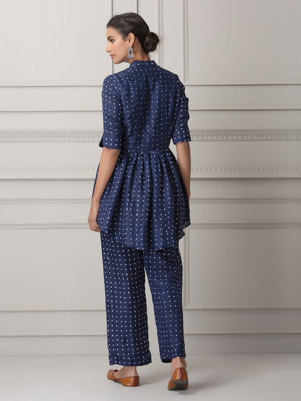 Bandhani peplum