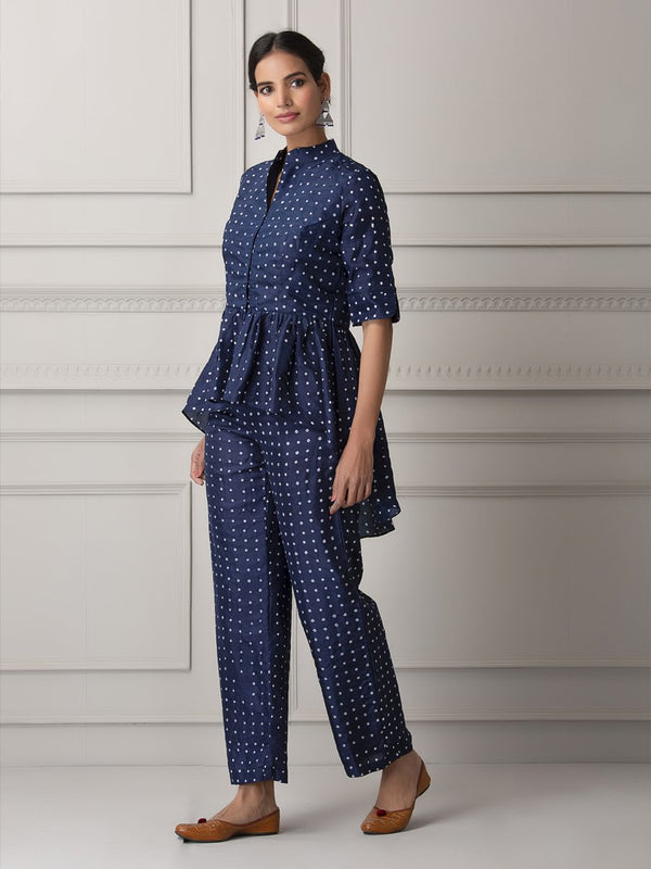 Bandhani peplum