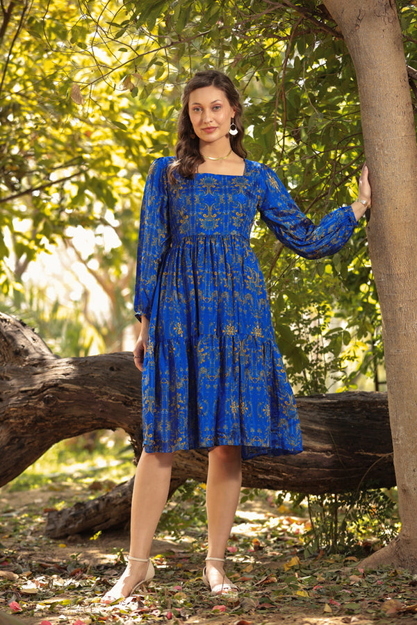 Holiday Blue dress