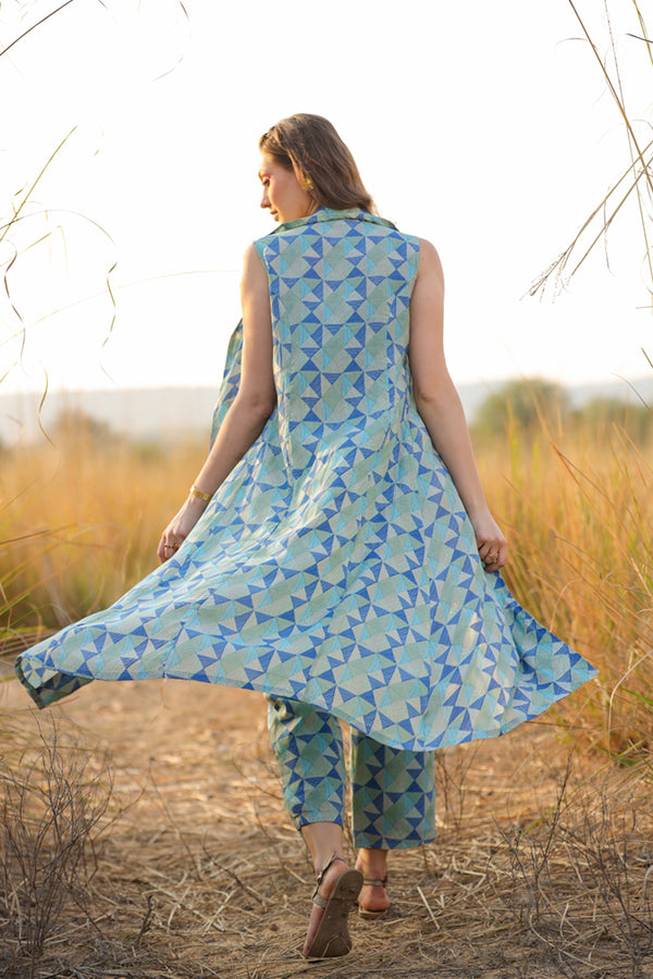 Cotton tasseled Three piece set