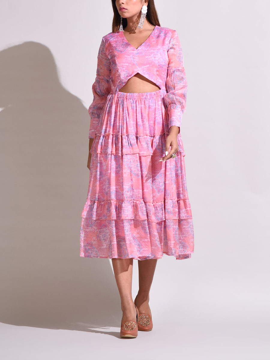 Pink Vasansi Silk Dress
