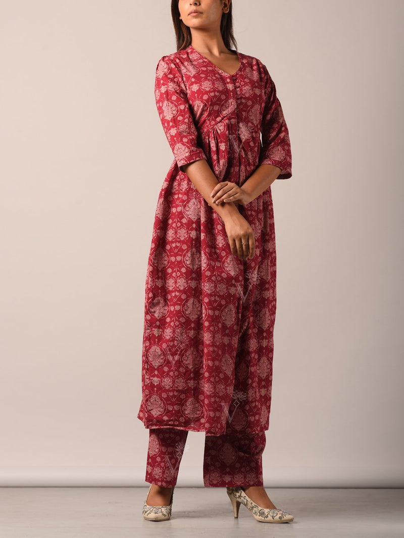 Kurta, Kurta set, Block printed, Light weight, Summer wear, Printed, Traditional, Traditional wear, Traditional outfit
