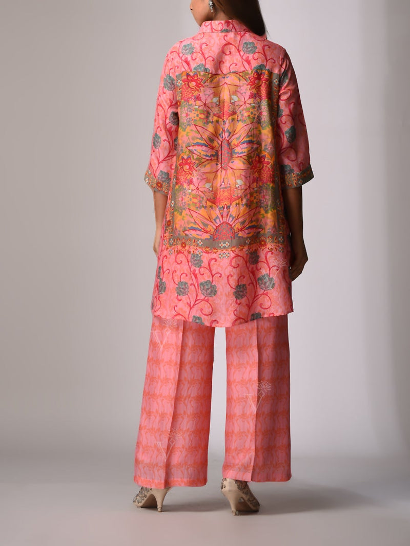 Pink Bemberg - Silk Co-ord Set